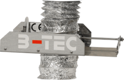 Pneumatic exhaust solvent saver